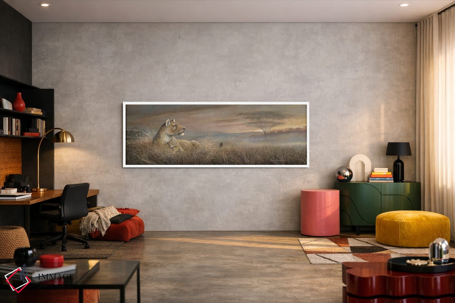 تابلو دکوراتیو تا ابد امن اثر روئن منینگ - D4W