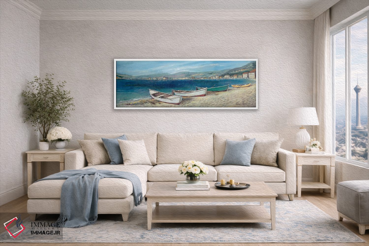 تابلو دکوراتیو باد تابستانی اثر روئن منینگ - D4W