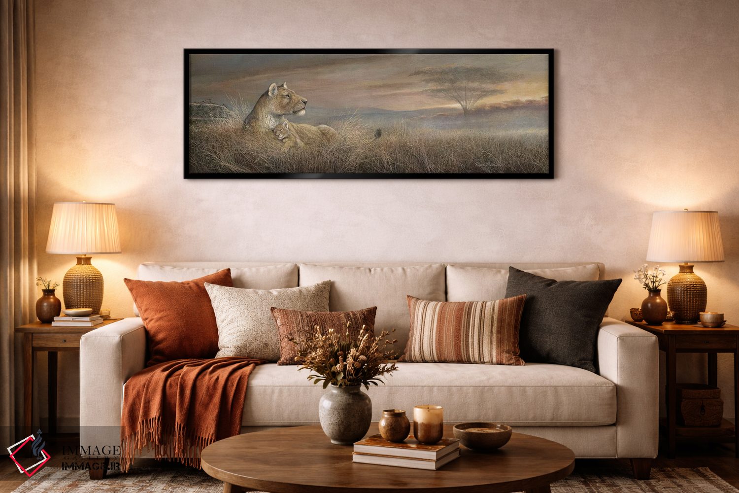 تابلو دکوراتیو تا ابد امن اثر روئن منینگ - D6B