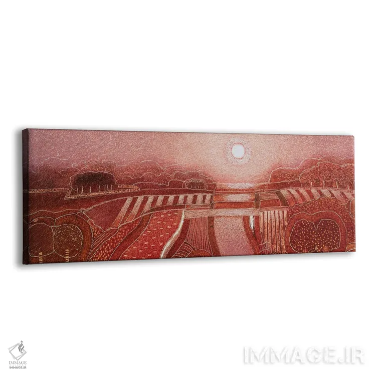 تابلو انتزاعی The Sun Of The Night,ماه، خورشید شب اثر راب فن هوک - نمای پرسپکتیو محصول
