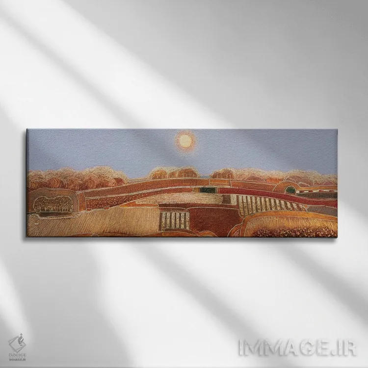 تابلو انتزاعی My Favorite Season,پاییز، فصل محبوب من اثر راب فن هوک - نمای روبهرو روی دیوار