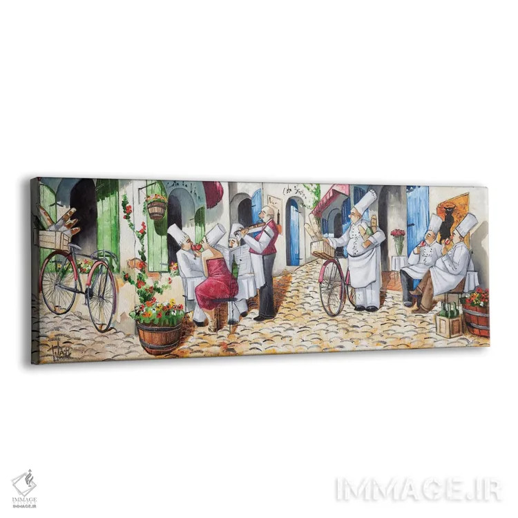 تابلو دکوراتیو تعطیلی سرآشپز اثر رونالد وست - نمای پرسپکتیو محصول