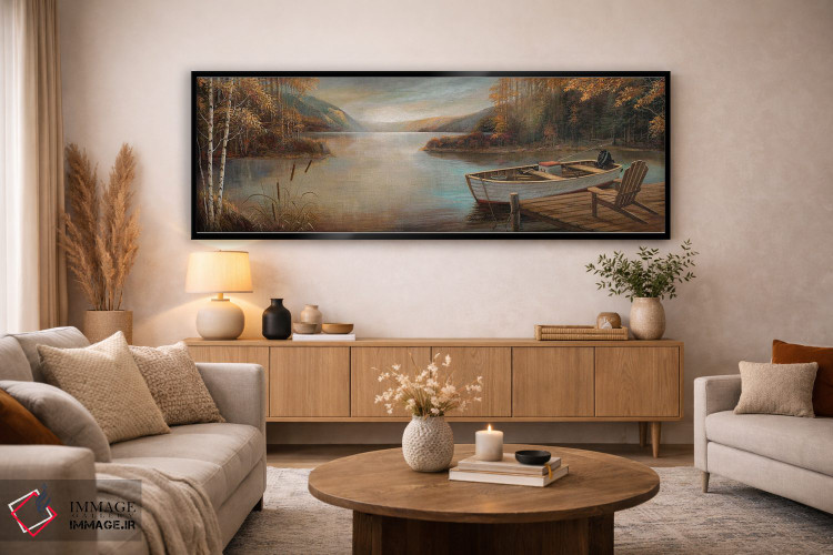 تابلو دکوراتیو آرامش آرام اثر روئن منینگ - D5B