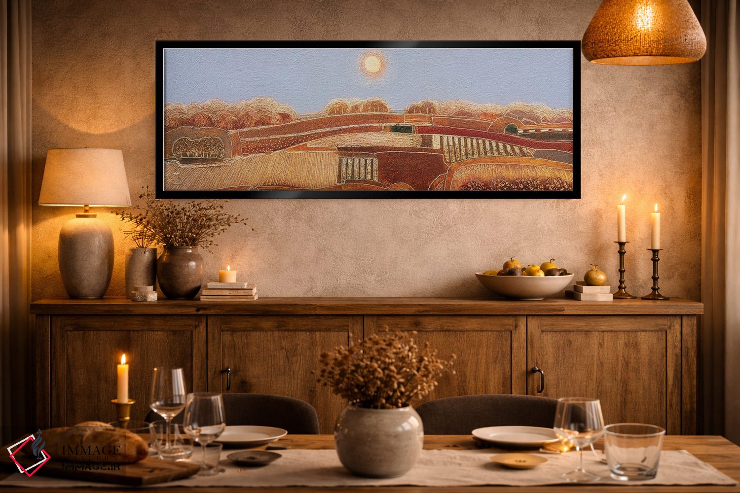تابلو انتزاعی My Favorite Season,پاییز، فصل محبوب من اثر راب فن هوک - D3B