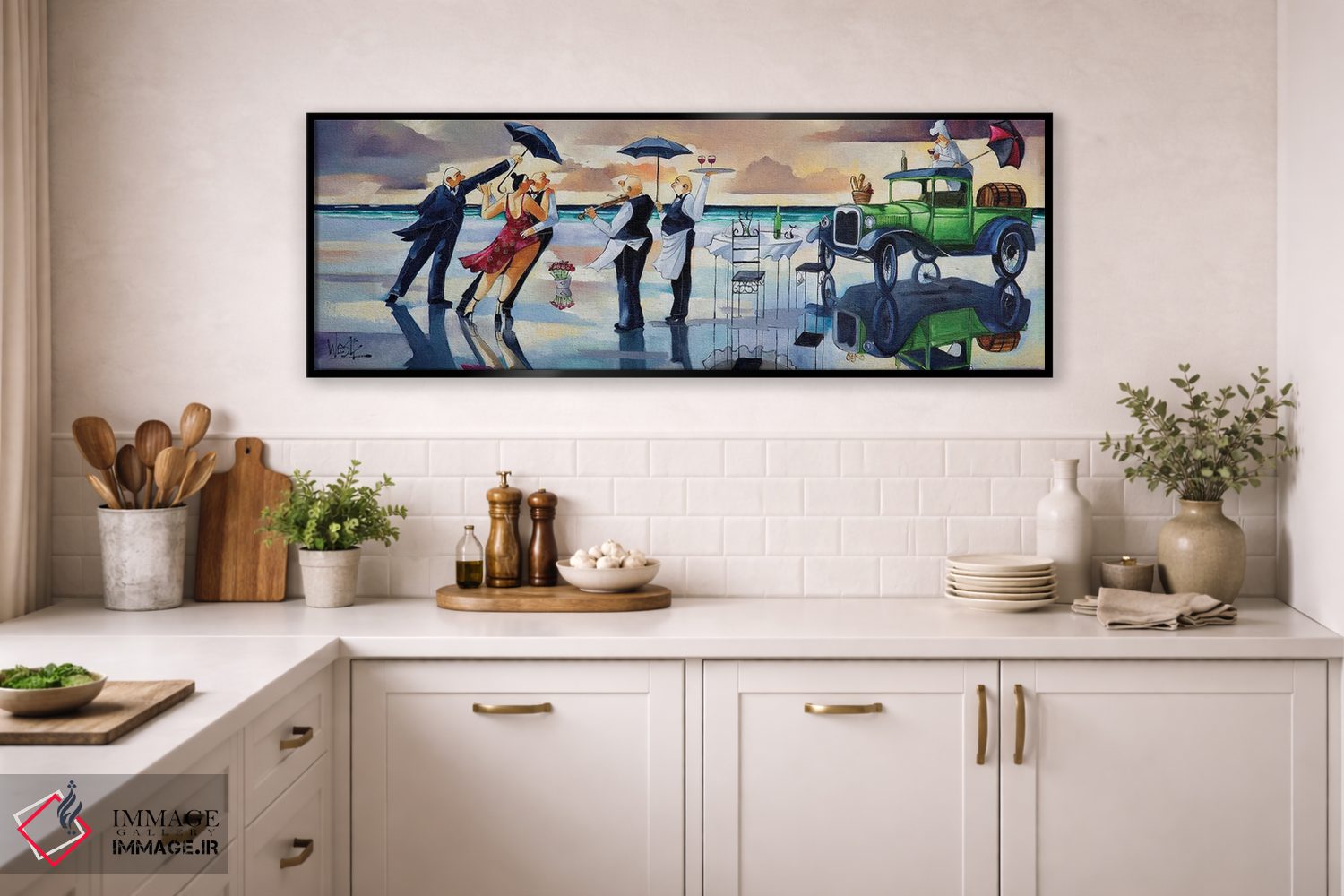 تابلو دکوراتیو شب قرار پنجم اثر رونالد وست - D3B