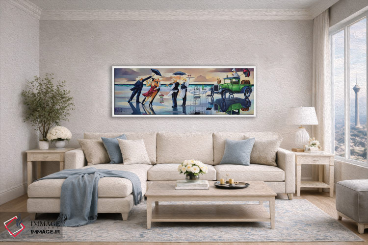 تابلو دکوراتیو شب قرار پنجم اثر رونالد وست - D4W