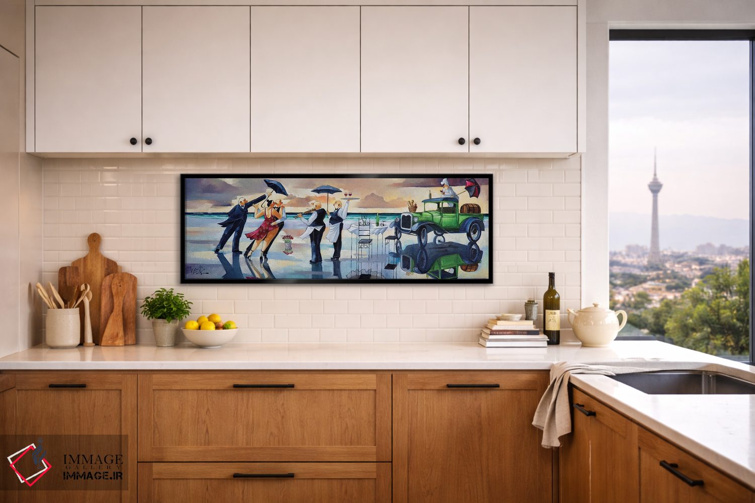 تابلو دکوراتیو شب قرار پنجم اثر رونالد وست - D5B