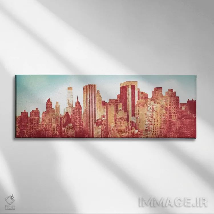 تابلو دکوراتیو عشق نیویورکی اثر سوزان برایانت - نمای روبهرو روی دیوار