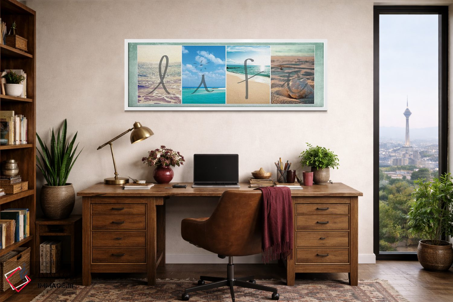 تابلو دکوراتیو زندگی دریایی اثر سوزان برایانت - D1W