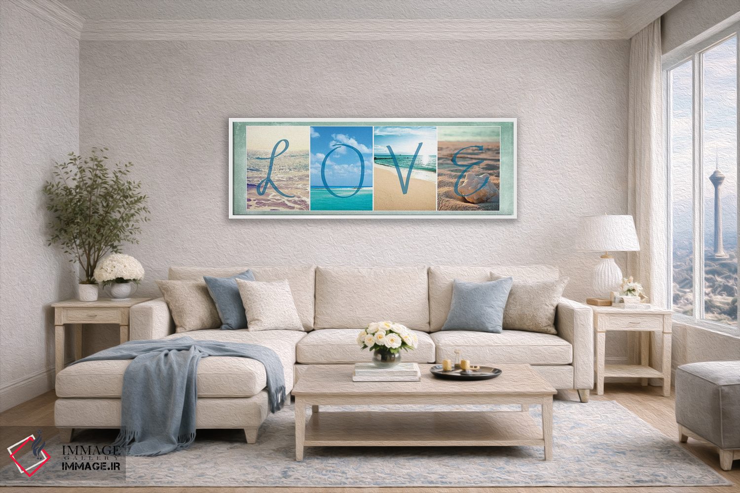 تابلو دکوراتیو عشق دریایی اثر سوزان برایانت - D4W