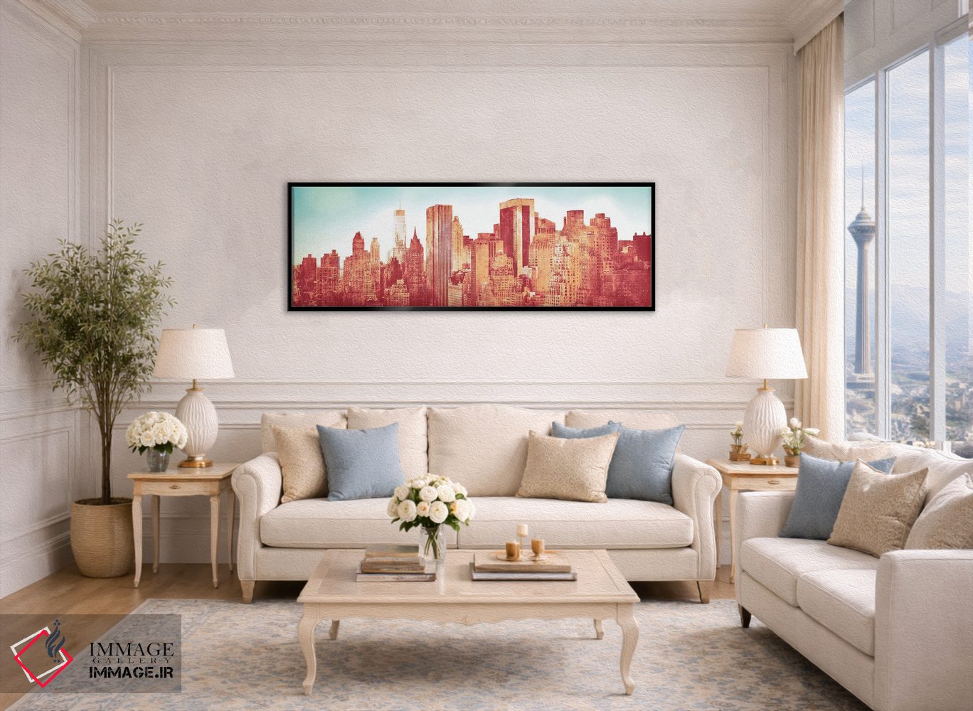 تابلو دکوراتیو عشق نیویورکی اثر سوزان برایانت - D5B