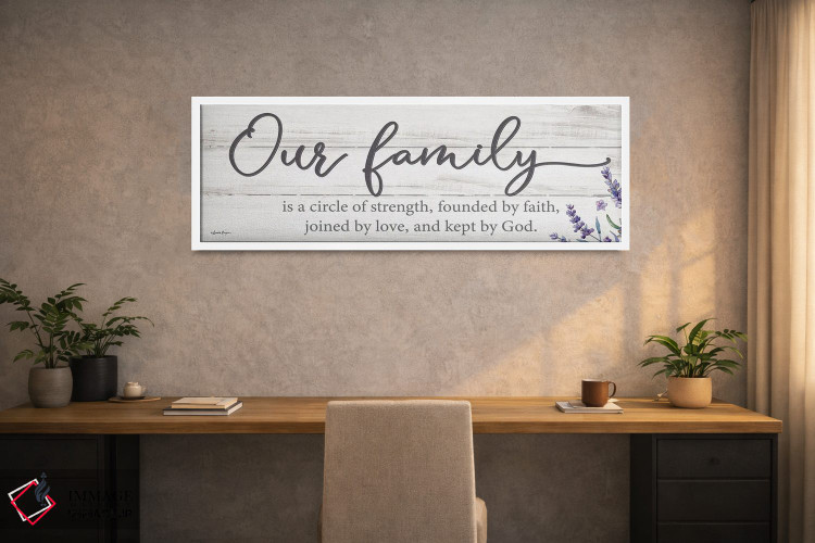 تابلو دکوراتیو خانواده ما اثر سوزی بویر - D1W