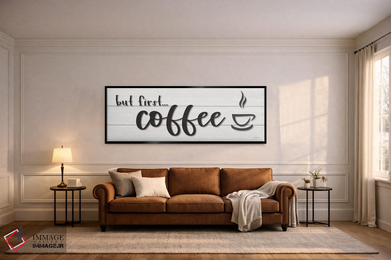 تابلو مدرن اما اول قهوه؟ اثر سوزی بویر - D5B