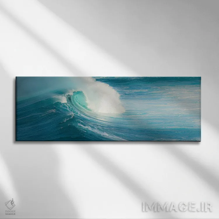 تابلو دکوراتیو آرواره ها اثر اسکات بنیون - نمای روبهرو روی دیوار