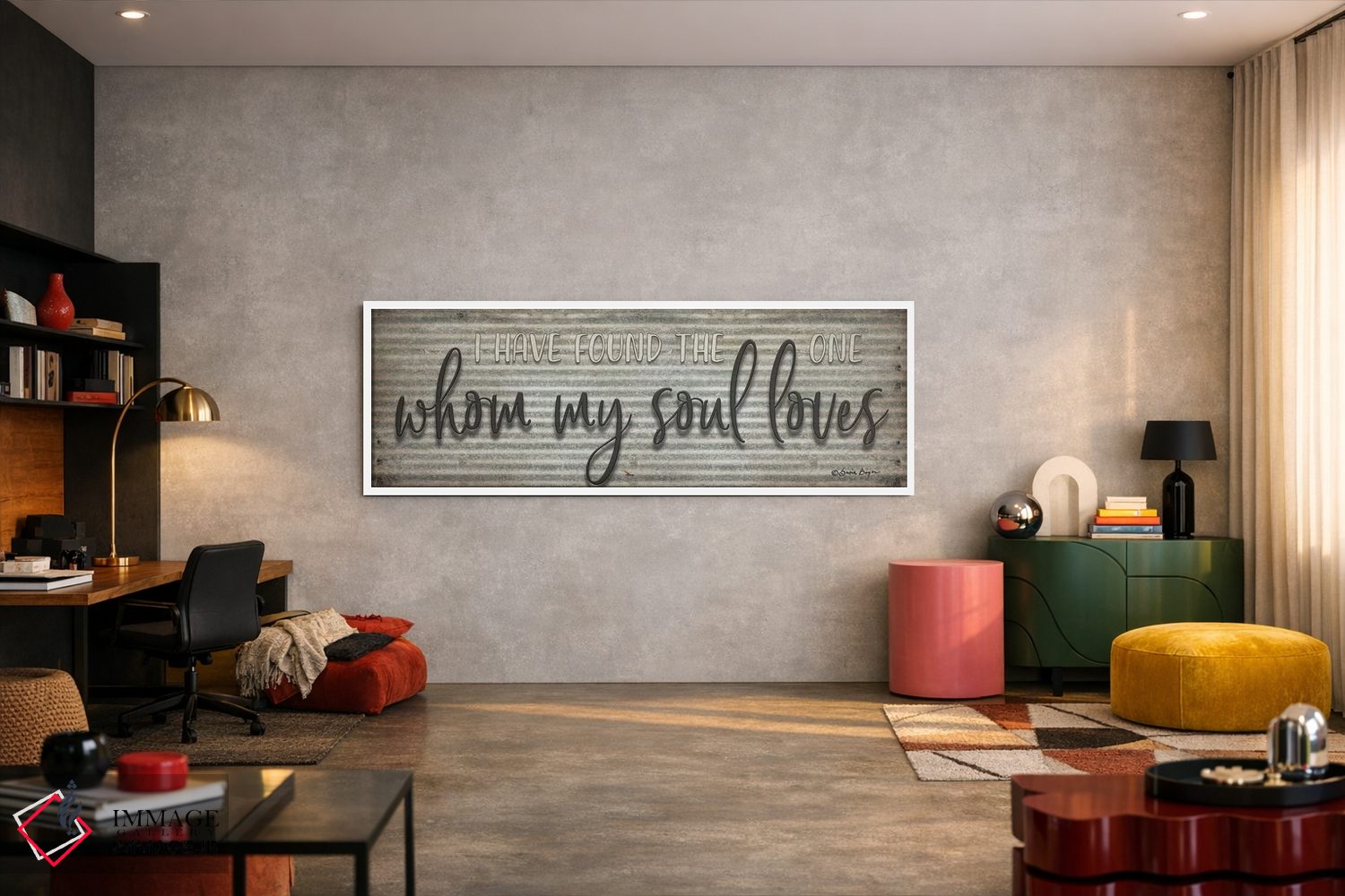 تابلو مدرن آن که جانم دوستش دارد اثر سوزی بویر - D4W