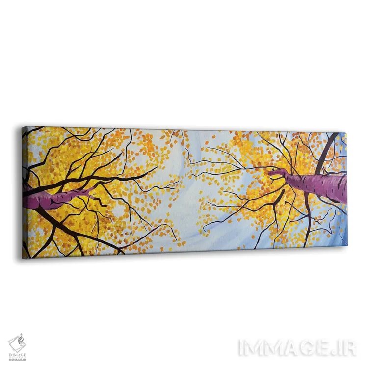 تابلو دکوراتیو پاییز از بالا اثر اسکات کلندنیل - نمای پرسپکتیو محصول