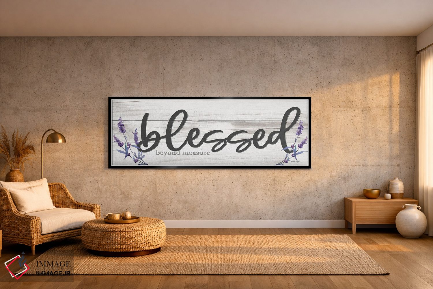 تابلو دکوراتیو فراتر از اندازه، خوشبخت اثر سوزی بویر - D2B