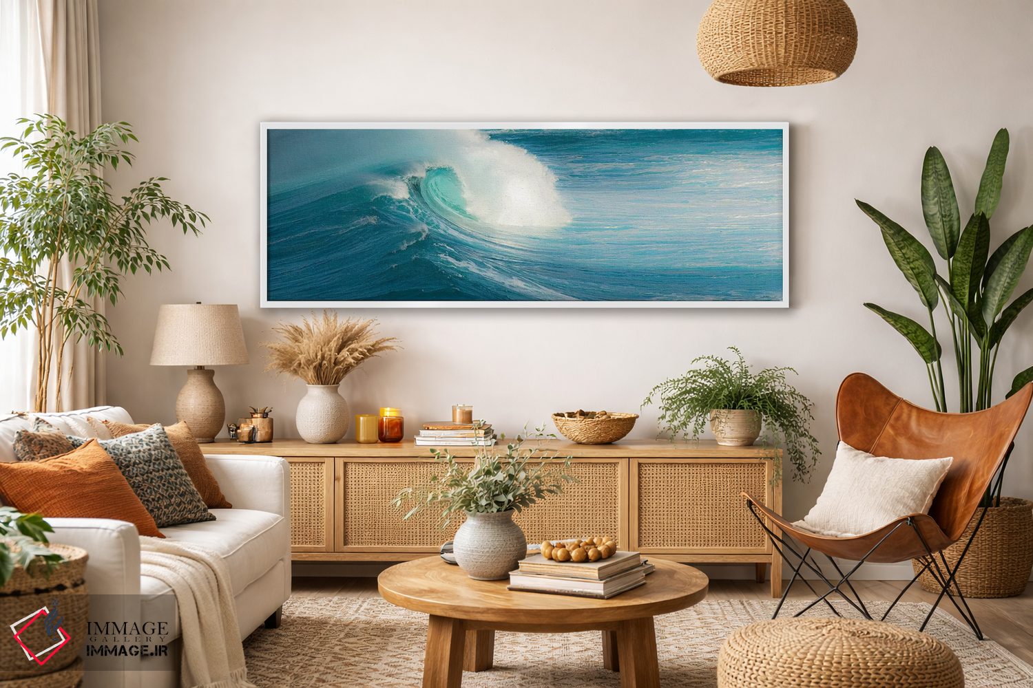 تابلو دکوراتیو آرواره ها اثر اسکات بنیون - D3W