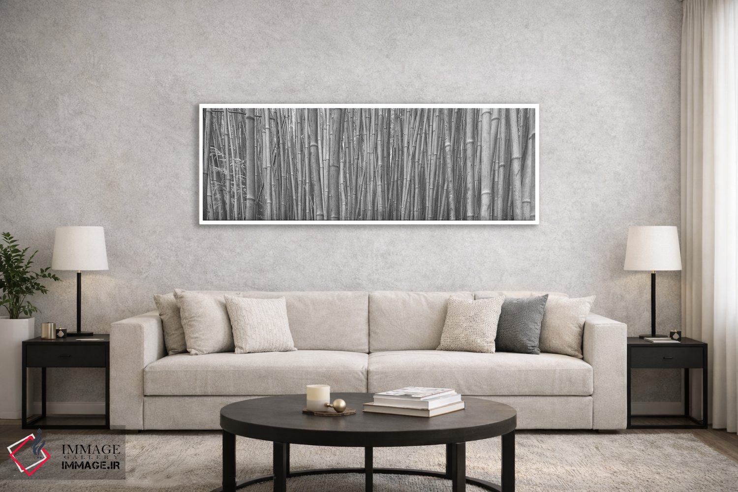 تابلو دکوراتیو جنگل بامبو اثر اسکات بنیون - D5W