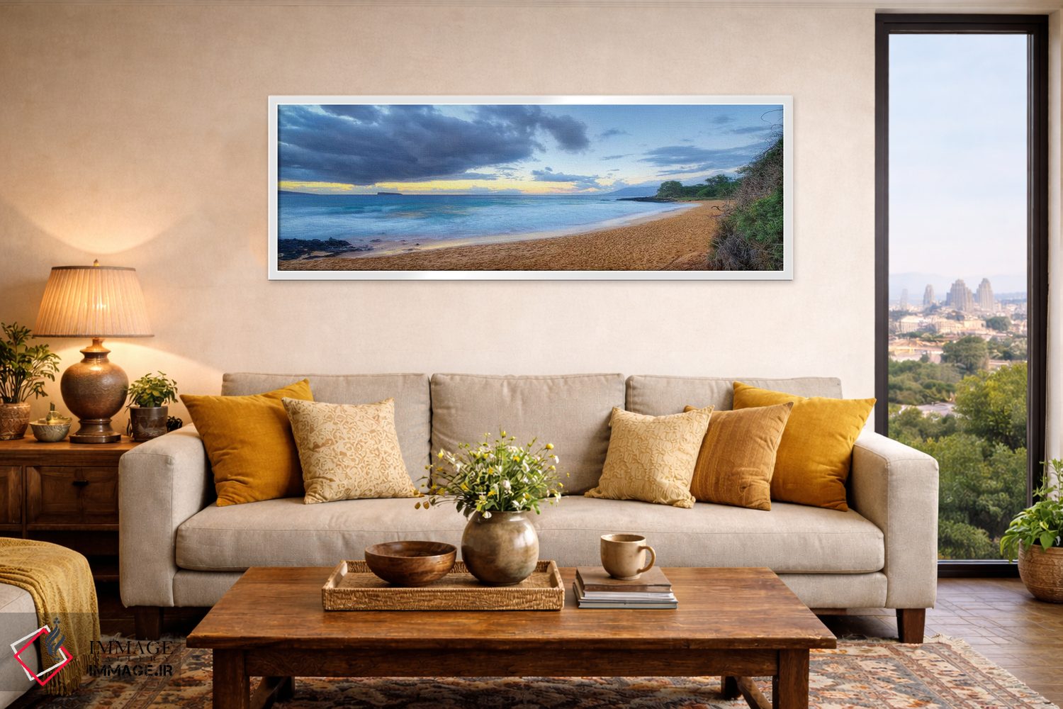 تابلو دکوراتیو ساحل کوچک اثر اسکات بنیون - D4W