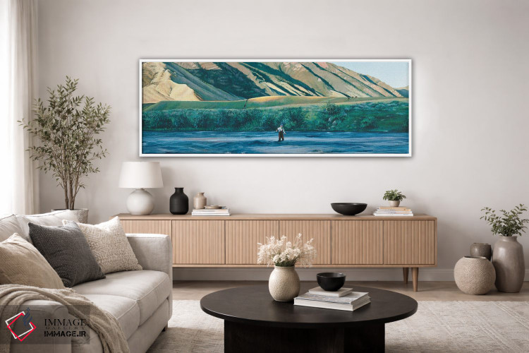 تابلو دکوراتیو ماهیگیری از گودآب اثر شرلی کلیری - D4W