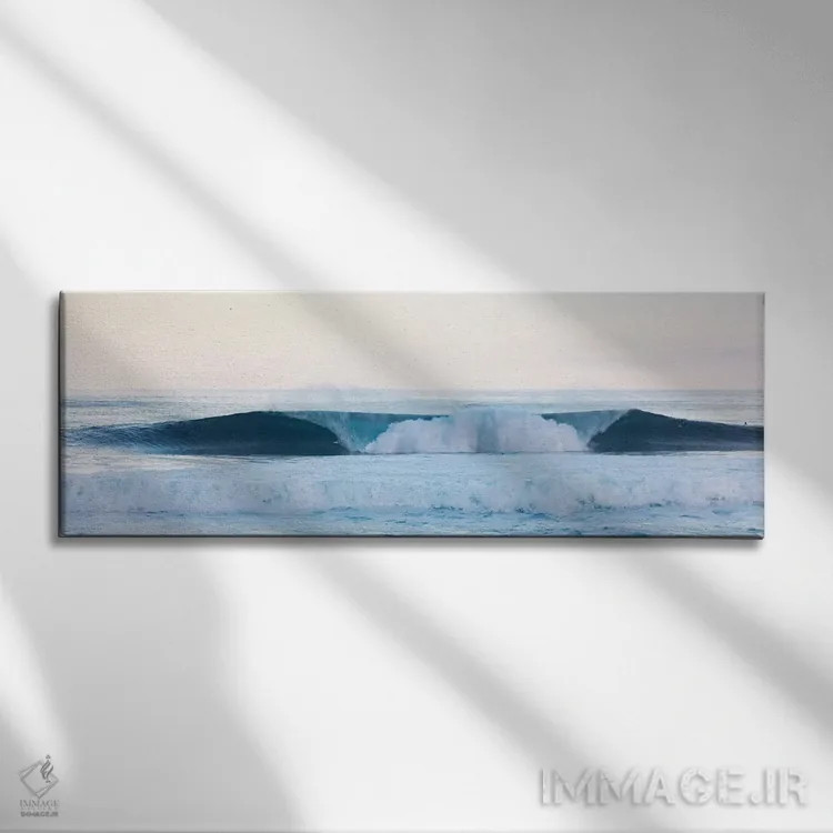 تابلو دکوراتیو عمق سمت راست اثر شان دیوی - نمای روبهرو روی دیوار