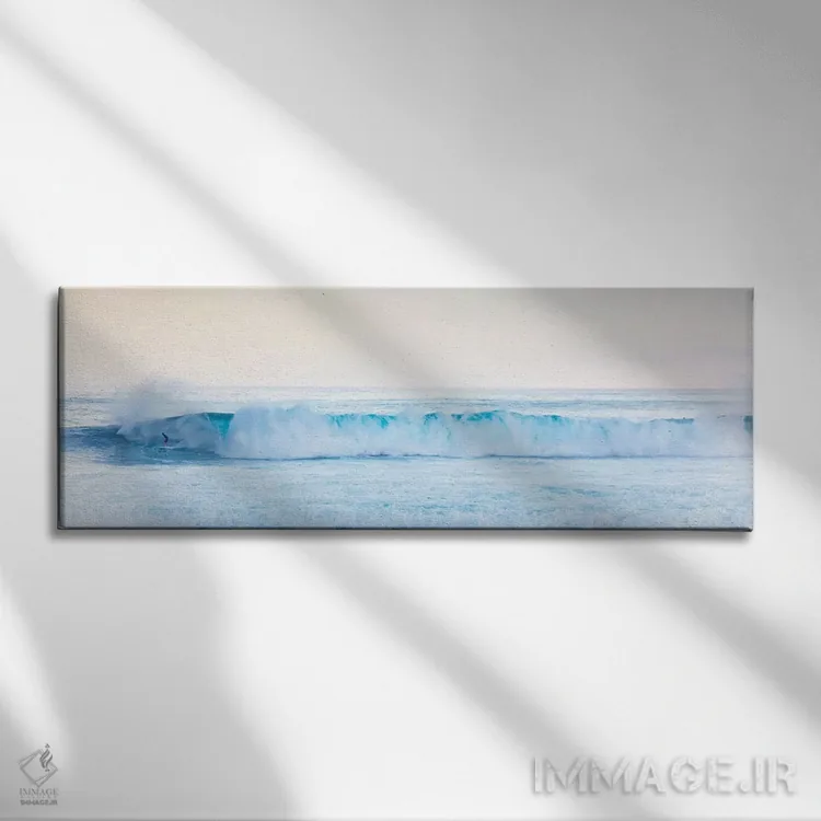 تابلو دکوراتیو خروج از کف اثر شان دیوی - نمای روبهرو روی دیوار