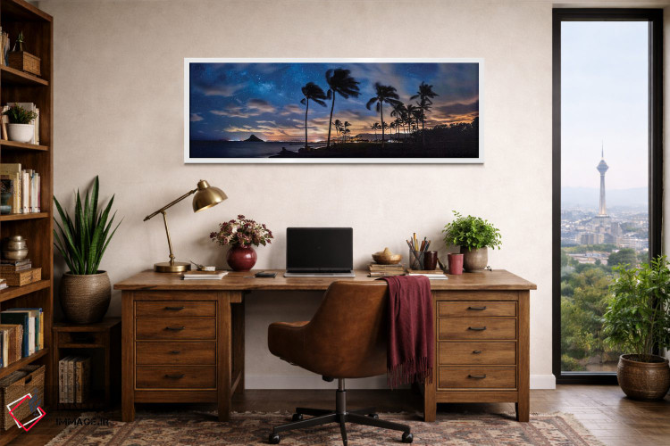 تابلو دکوراتیو ستارگان موکولیئی اثر شان دیوی - D1W