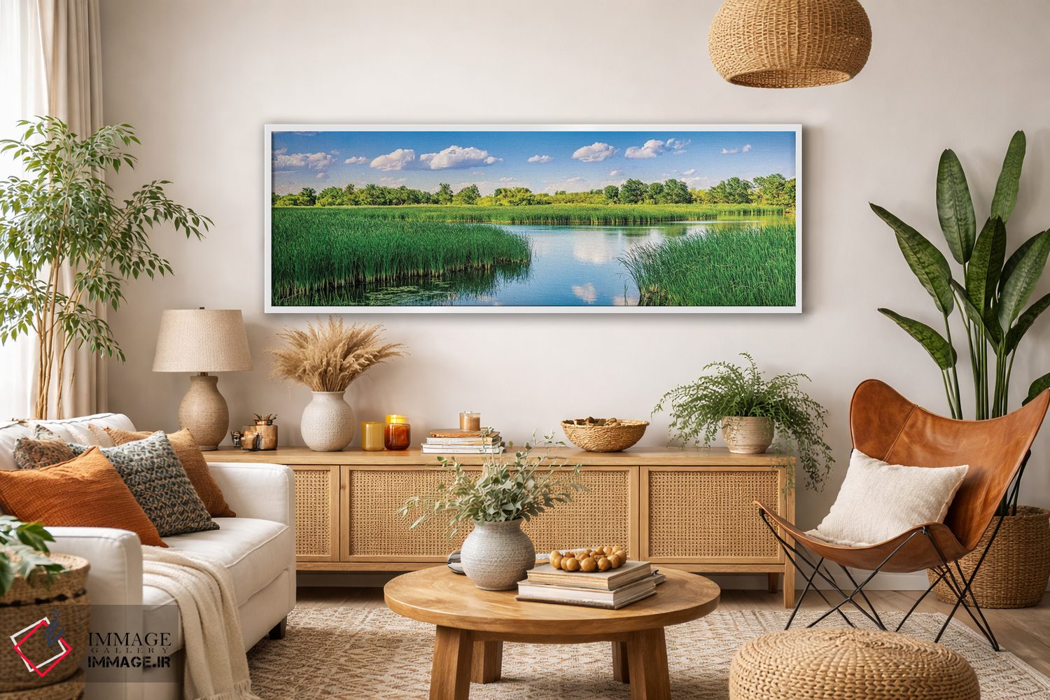 تابلو دکوراتیو بازتاب های میدلند اثر بث شریدن - D2W