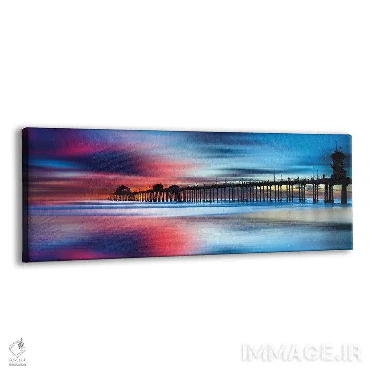 تابلو دکوراتیو پاستل های هانتینگتون اثر شان دیوی - نمای پرسپکتیو محصول