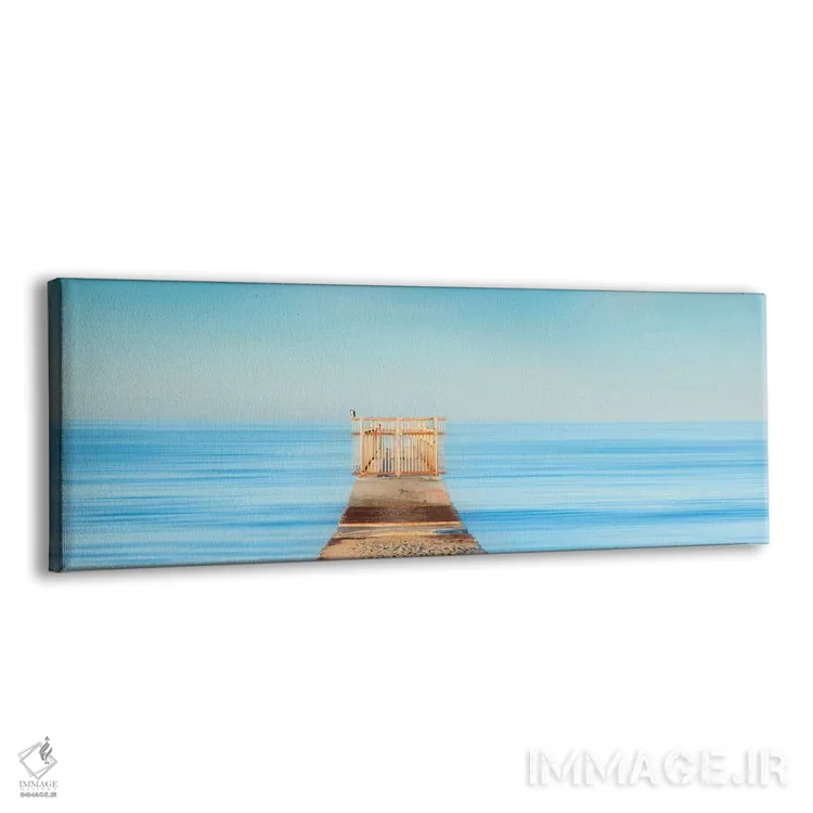 تابلو دکوراتیو دروازه پاستلی اثر شان دیوی - نمای پرسپکتیو محصول