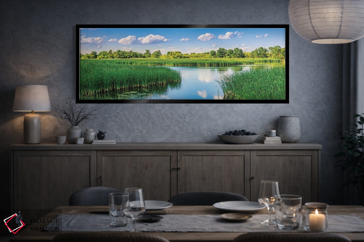 تابلو دکوراتیو بازتاب های میدلند اثر بث شریدن - D5B