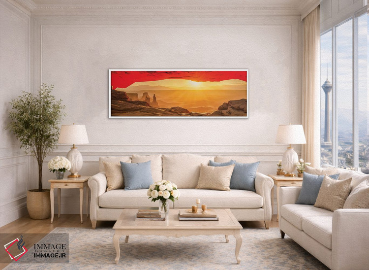 تابلو دکوراتیو تابش خورشید در طاق مسا ۲ اثر بث شریدن - D4W