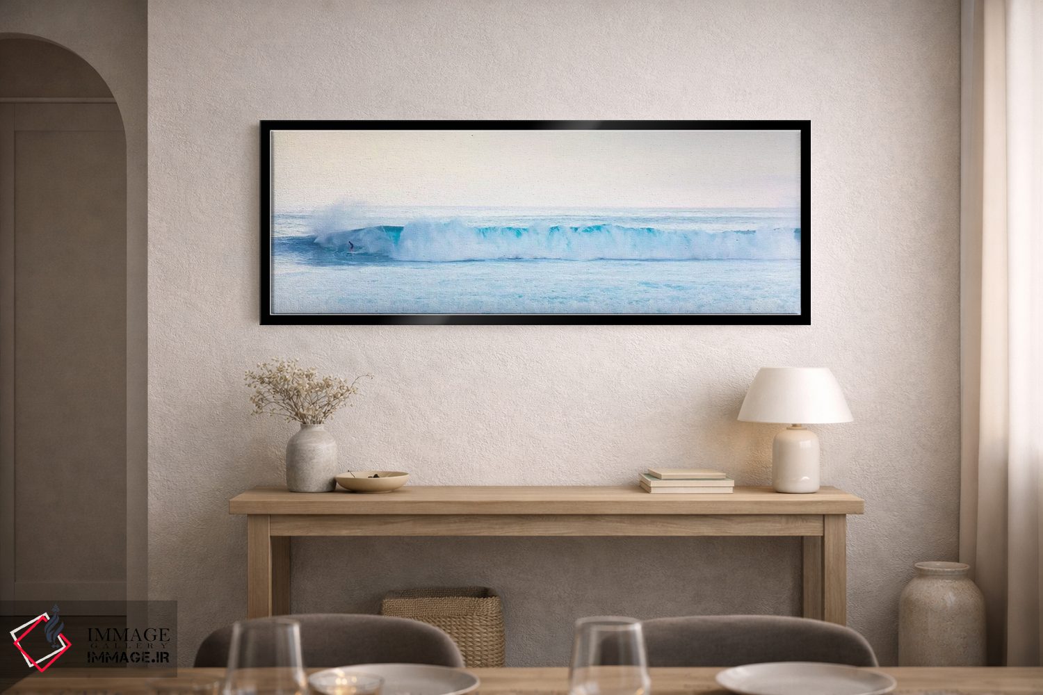 تابلو دکوراتیو خروج از کف اثر شان دیوی - D1B