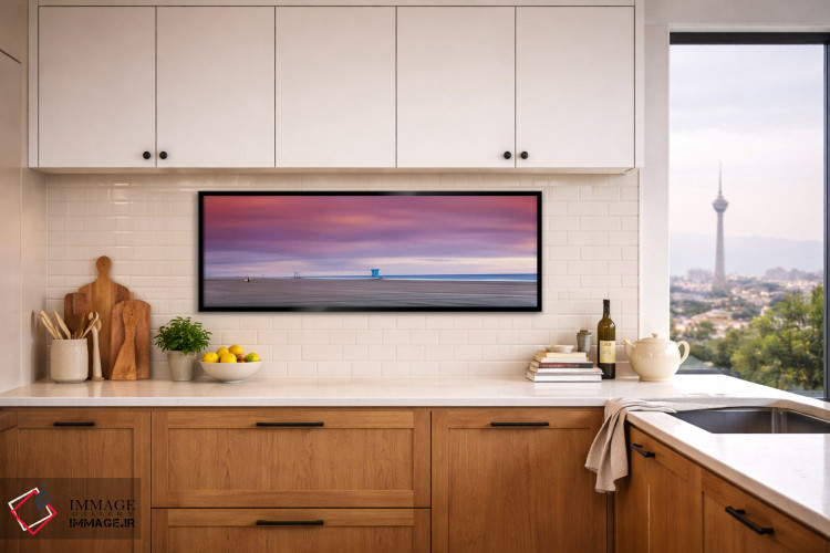 تابلو دکوراتیو برج های نجات غریق خالی اثر شان دیوی - D5B