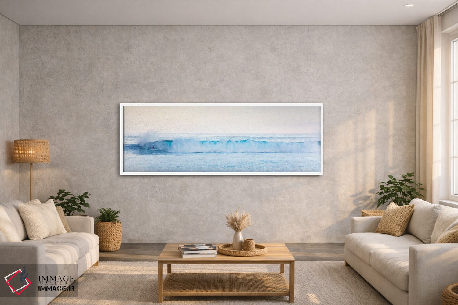 تابلو دکوراتیو خروج از کف اثر شان دیوی - D2W