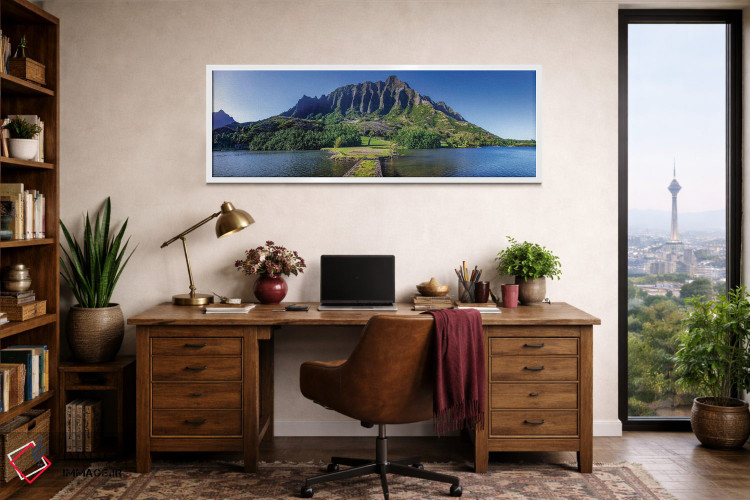 تابلو دکوراتیو عکس پانوراما از ماهیگیری کوآلوا اثر شان دیوی - D1W