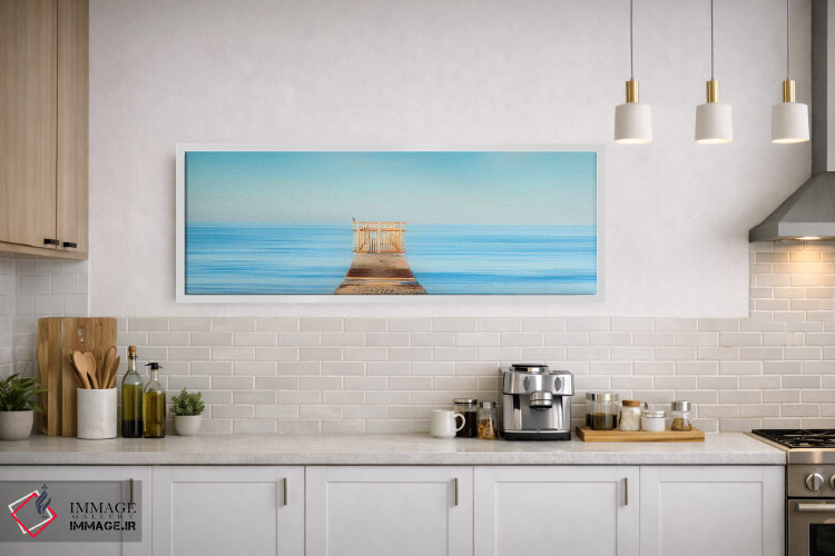 تابلو دکوراتیو دروازه پاستلی اثر شان دیوی - D2W