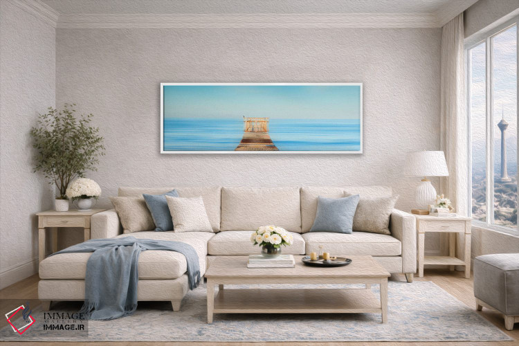 تابلو دکوراتیو دروازه پاستلی اثر شان دیوی - D4W