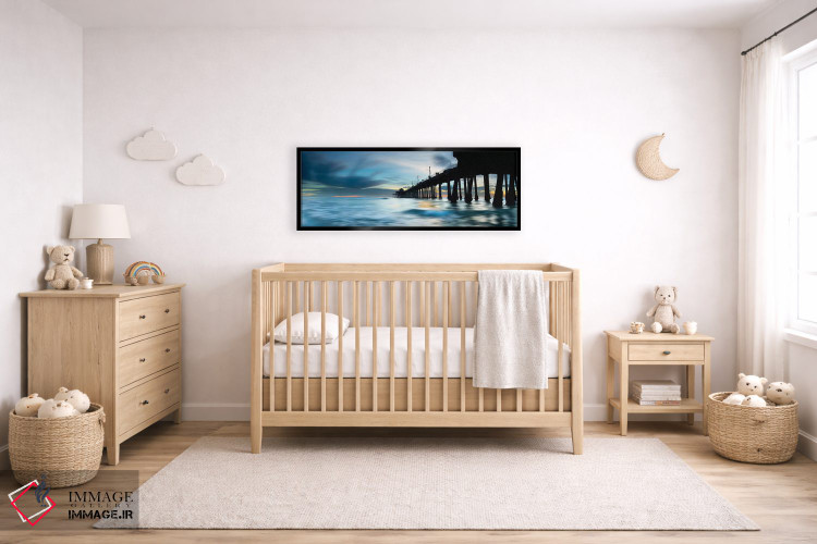 تابلو دکوراتیو سایه های اسکله هانتینگتون اثر شان دیوی - D6B