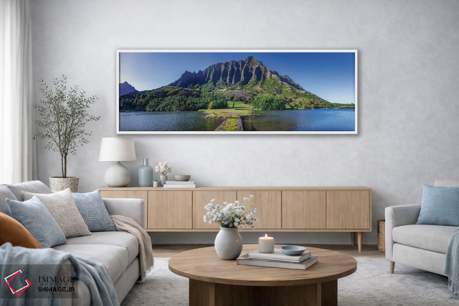 تابلو دکوراتیو عکس پانوراما از ماهیگیری کوآلوا اثر شان دیوی - D4W