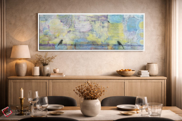 تابلو دکوراتیو پرندگان شهری اثر سارا فرانکلین - D2W