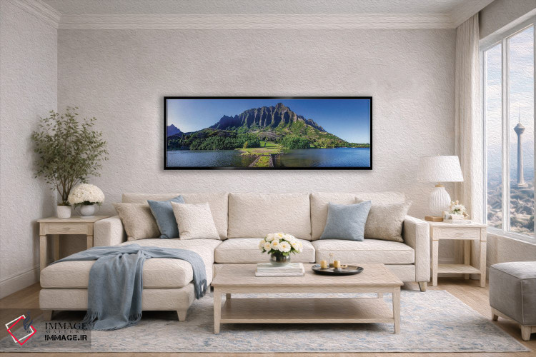 تابلو دکوراتیو عکس پانوراما از ماهیگیری کوآلوا اثر شان دیوی - D5B