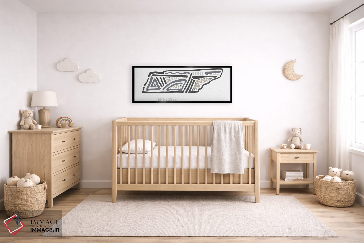 تابلو دکوراتیو تنسی اثر استیتمنت گودز - D6B