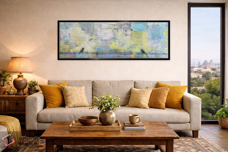 تابلو دکوراتیو پرندگان شهری اثر سارا فرانکلین - D6B