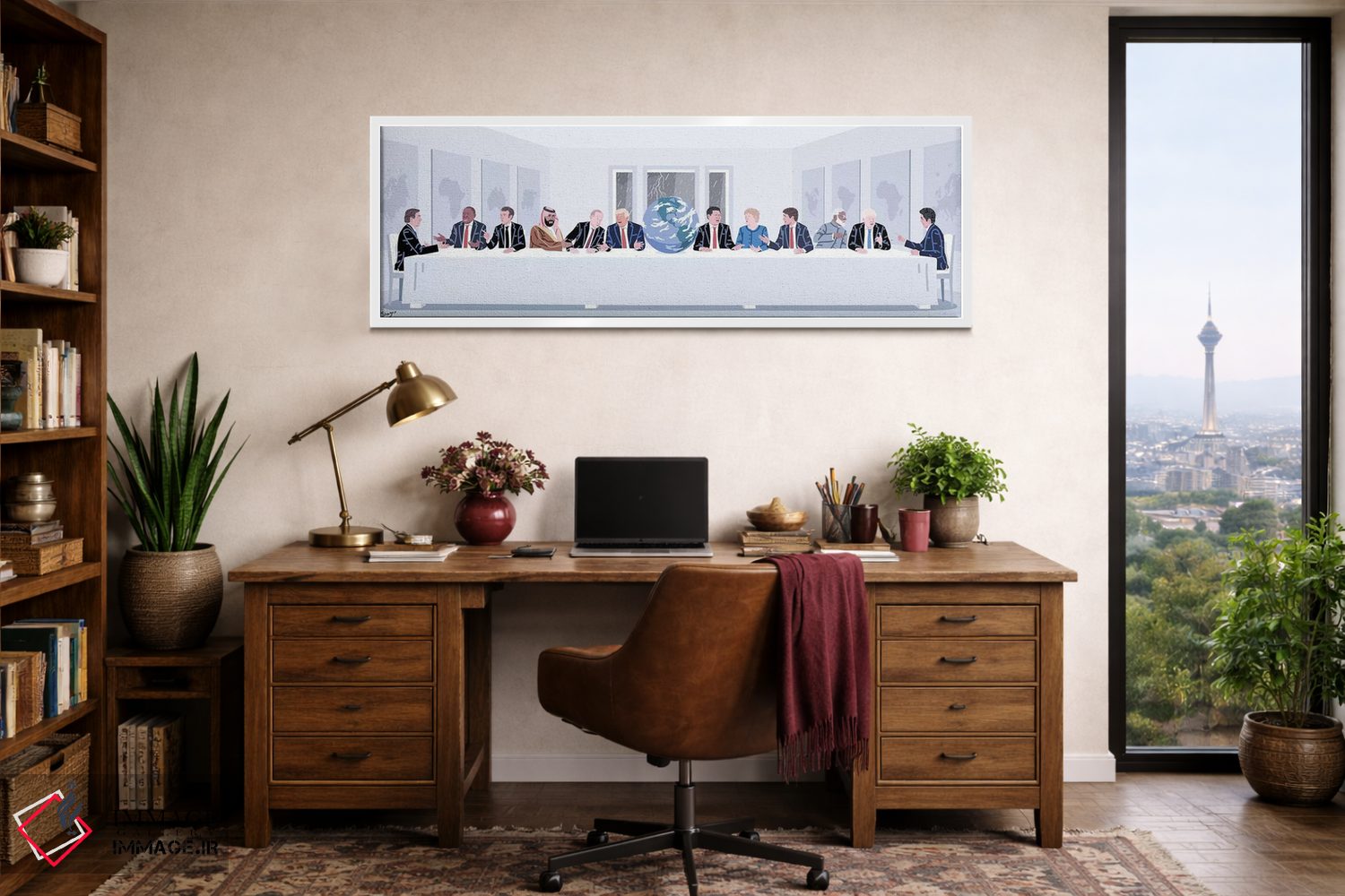 تابلو دکوراتیو شام آخر زمین اثر الاد شاگریر - D1W