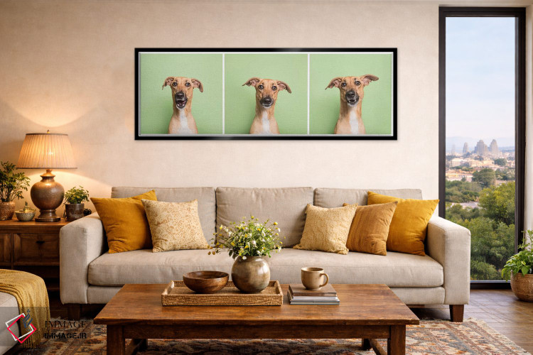 تابلو دکوراتیو کورا سگ نجات یافته اثر سوفی گامان - D6B