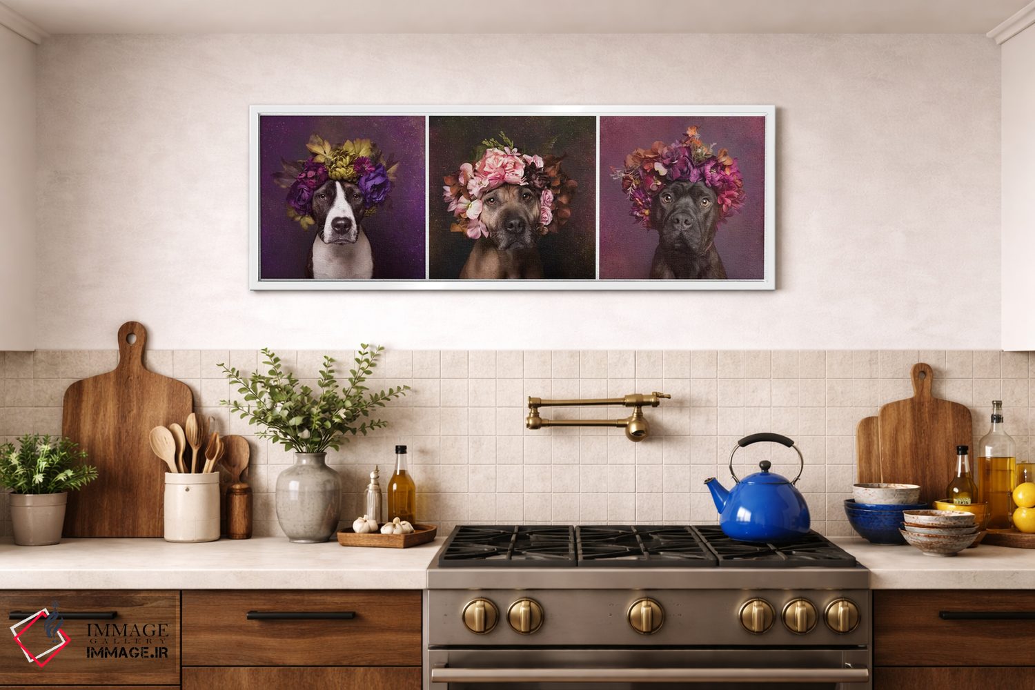 تابلو دکوراتیو Suzie, Sweetie And Chopper,قدرت گل بولداگ: سوزی، سوییتی و چا… اثر سوفی گامان - D1W