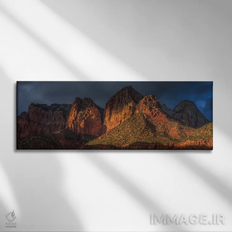 تابلو دکوراتیو سفر نورانی اثر بیل شرل - نمای روبهرو روی دیوار