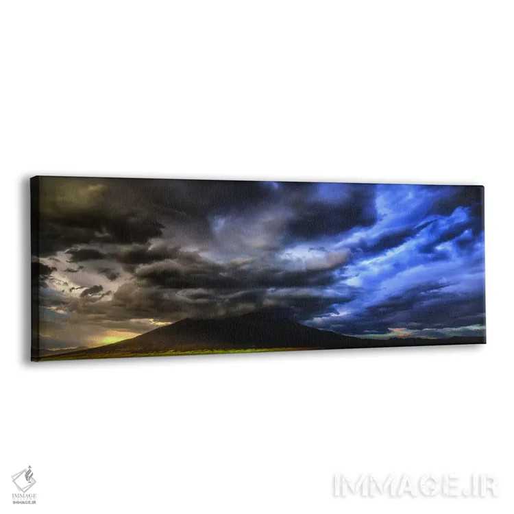 تابلو دکوراتیو توفان ناگهانی! اثر بیل شرل - نمای پرسپکتیو محصول